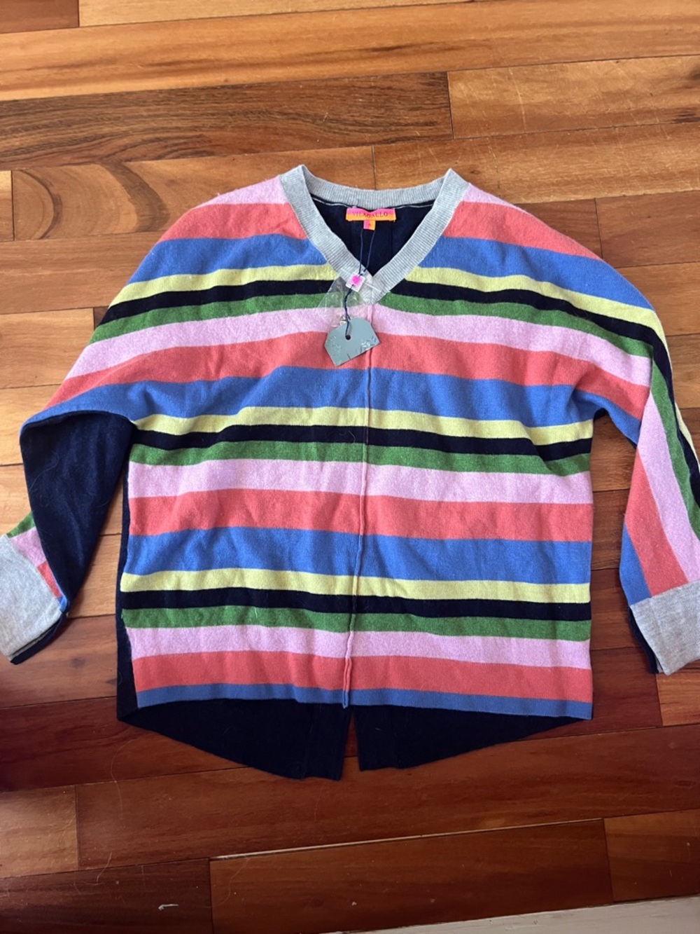 Colorful Striped cashmere sweater Villagallo